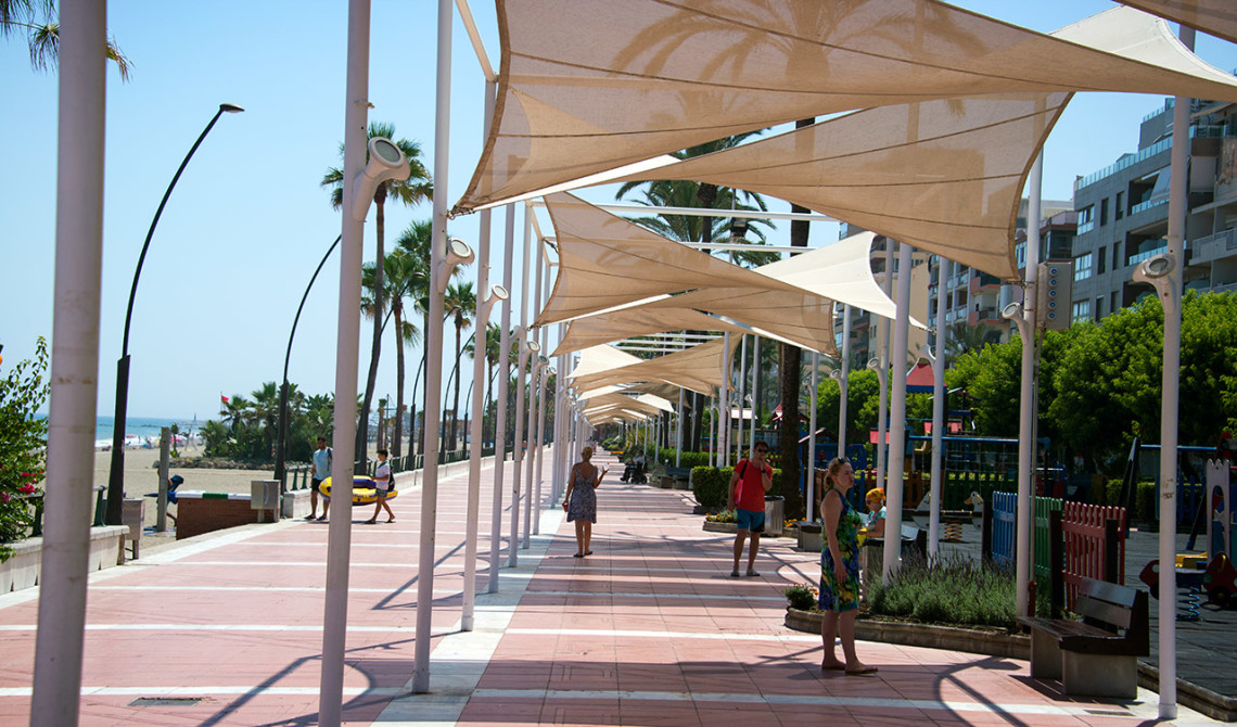 Strandpromenaden i Estepona