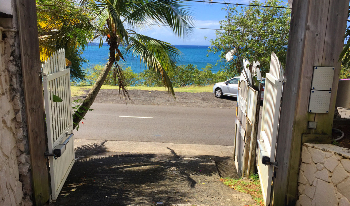 Grindarna till Ti Paradis i Saint-Luce,Martinique