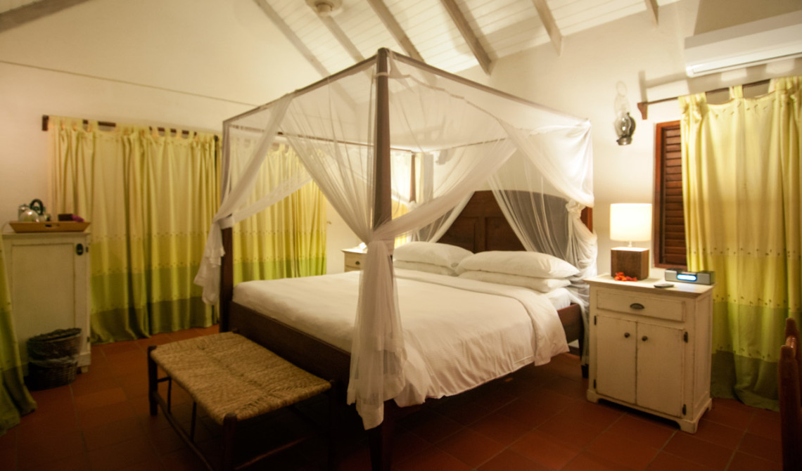 Vårt sovrum på Ti Kaye Resort & Spa, Saint Lucia