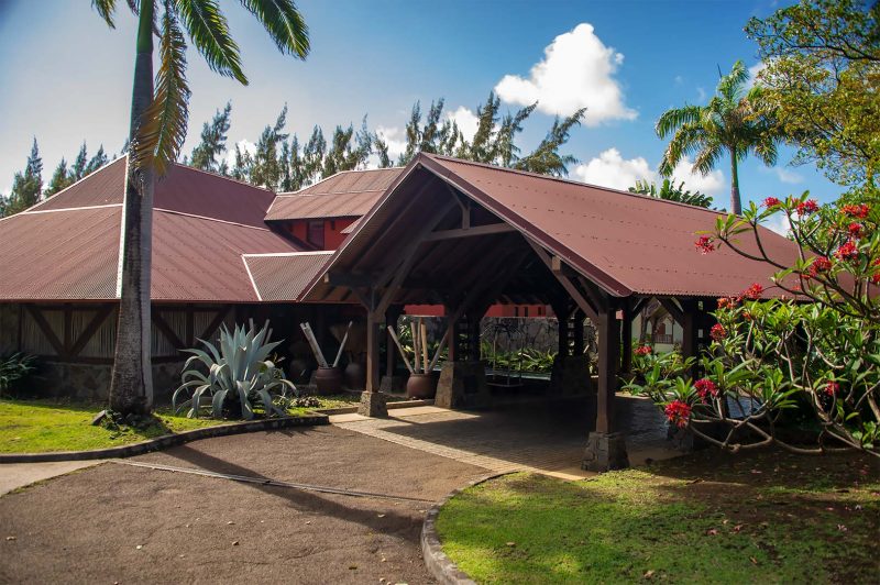 Entré vid huvudbyggnad, Le Cap Est Lagoon Resort, Martinique