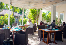 Frukostservering på West Bay Club Resort, Turks & Caicos