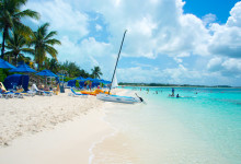 Stranden utanför Windsong Resort, Turks & Caicos