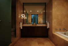 Badrum - Oceanfront Luxury One-beedrom suite, West Bay Club Resort, Turks & Caicos
