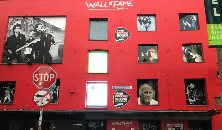 Wall of fame i Dublin