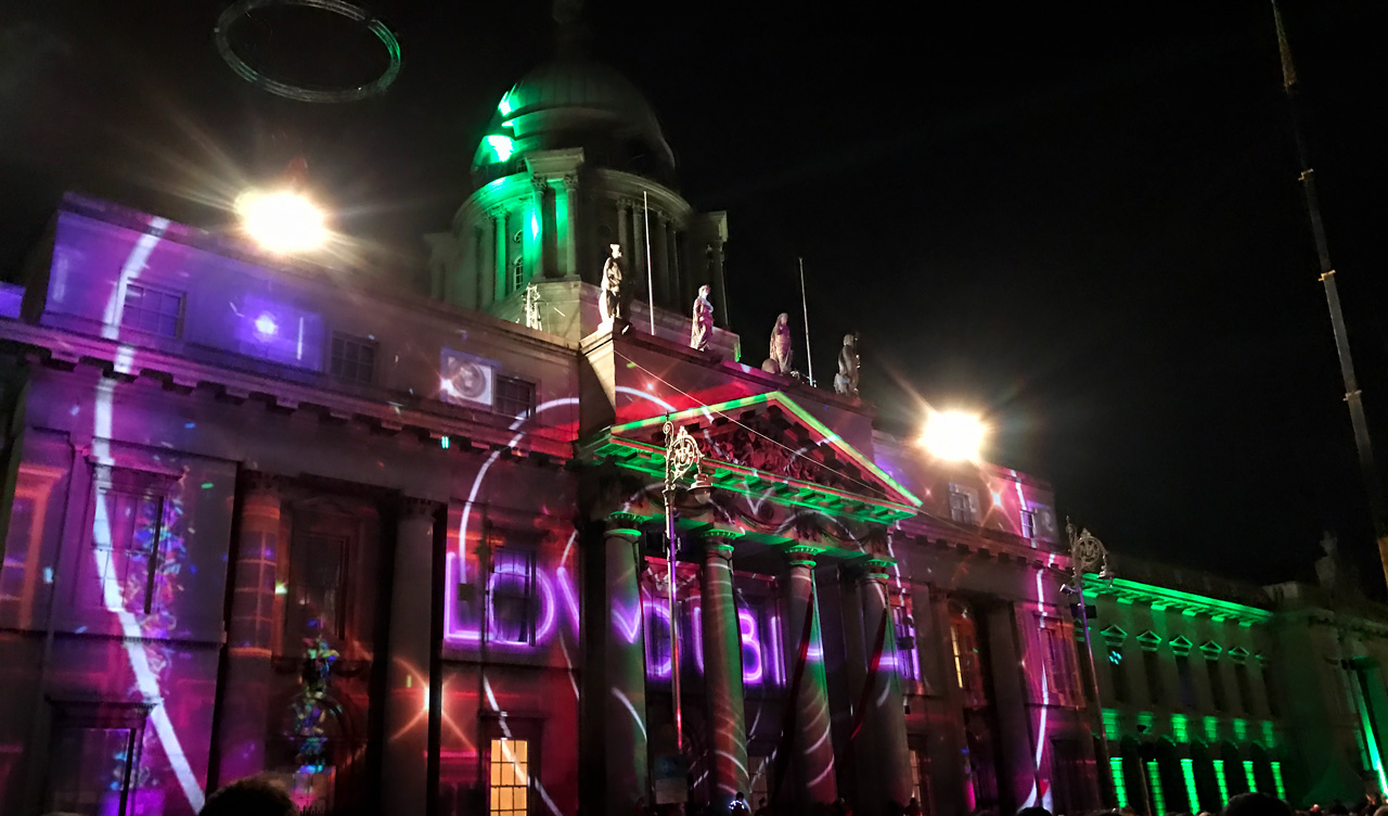 Sky Dance vid The Custom House i Dublin