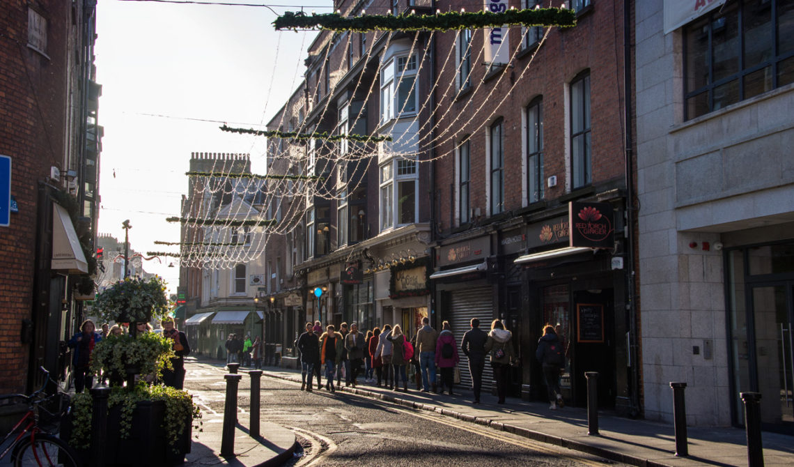 Shoppinggata i Dublin, Irland
