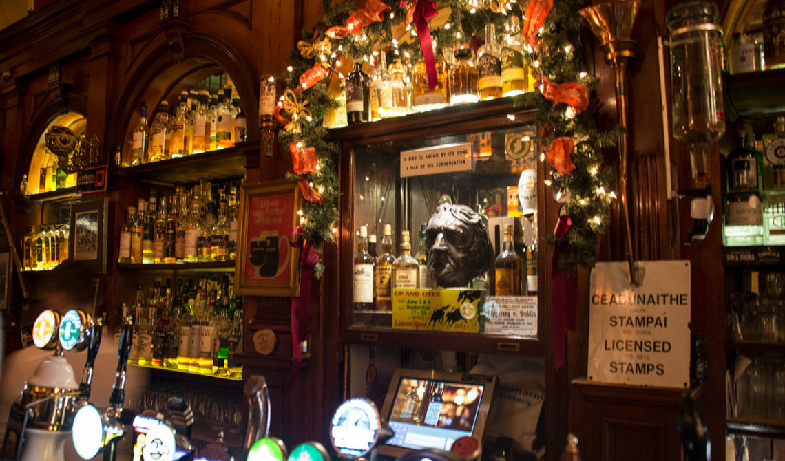 Inne på The Palace Bar i Dublin