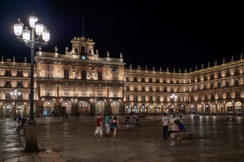 Plaza Mayor evening, Salamanca Spain