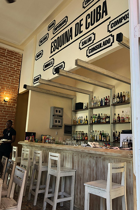Restaurant Esquina de Cuba, Havanna